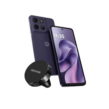 Combo Moto G17 256GB 4GB RAM Evening Blue + Car Holder Dekkin Redondo