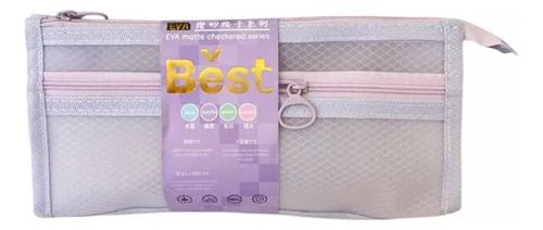 Cartuchera Escolar Eva Soft 2 Cierres Sl6903l Shine Violeta - Vista 6