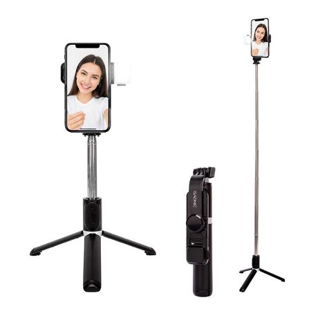 Tripode Gadnic Bastón de Selfie Con Bluetooth y Flash