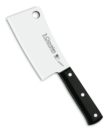 Cuchillo Hachuela 16cm 4mm 3 Claveles Uniblock 1191 Pesada Negro