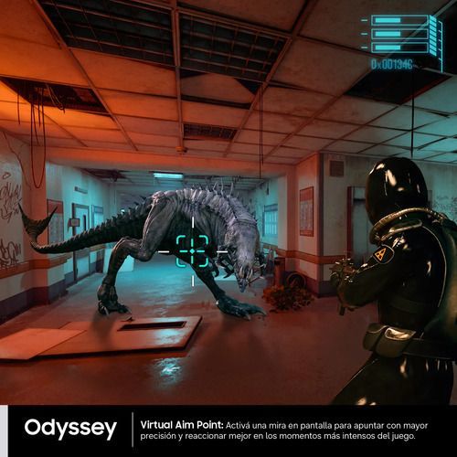 Monitor Samsung 27" Odyssey G300 FHD 200 Hz - Vista 6