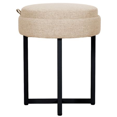Banqueta | Mesa Dalton 2 en 1 Reversible Negro Beige TY-164