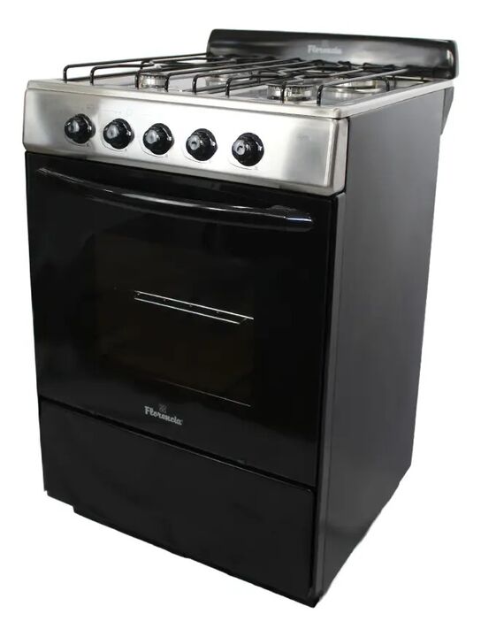 Cocina Florencia 5508 4 Hornallas Multigas Con Visor 56cm Gris - Vista 2
