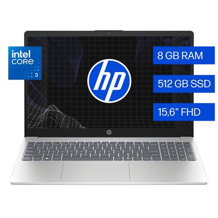 Notebook Hp 15-fd1340la Core 3 100u 8gb Ram 512gb Windows 11 Plateado Natural