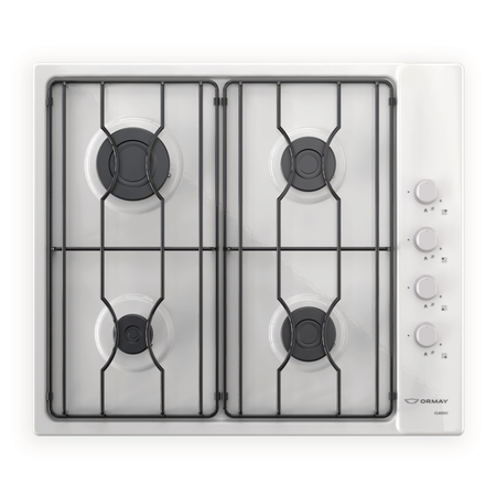 ANAFE ORMAY CLASSIC S BLANCO 4 HORNALLAS S/ENCENDIDO - 4223 