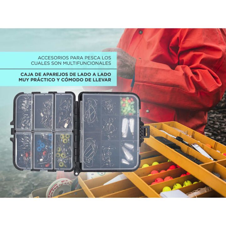 Kit Accesorios De Pesca 150 Unidades Anzuelos - Vista 3