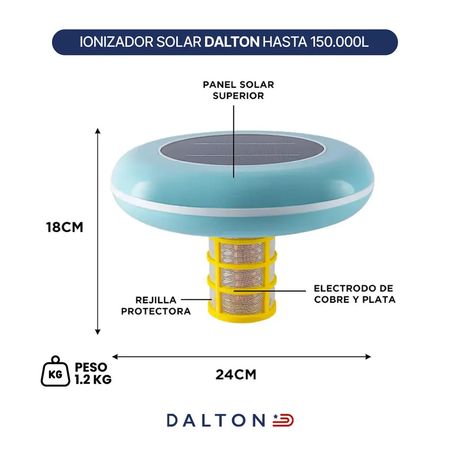 Ionizador Solar Dalton Hasta 150.000L DA-IONI02