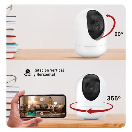 Cámara de Seguridad Dalton Interior WiFi 3mp FHD DA-CAM02