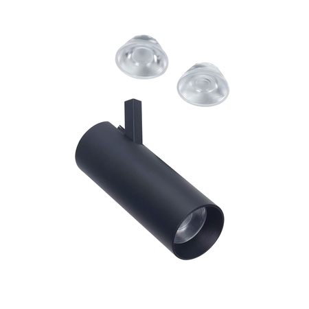 Cabezal Orientable Para Riel Con Led Cob 10w Mex 15 24 Y 36°