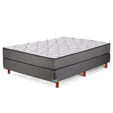 Sommier Y Colchon Piero Nova 190X140X25 Espuma Alta Densidad