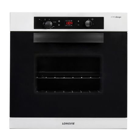 Horno A Gas Empotrable Blanco 60 Cm Grill Dig Longvie H6900bt