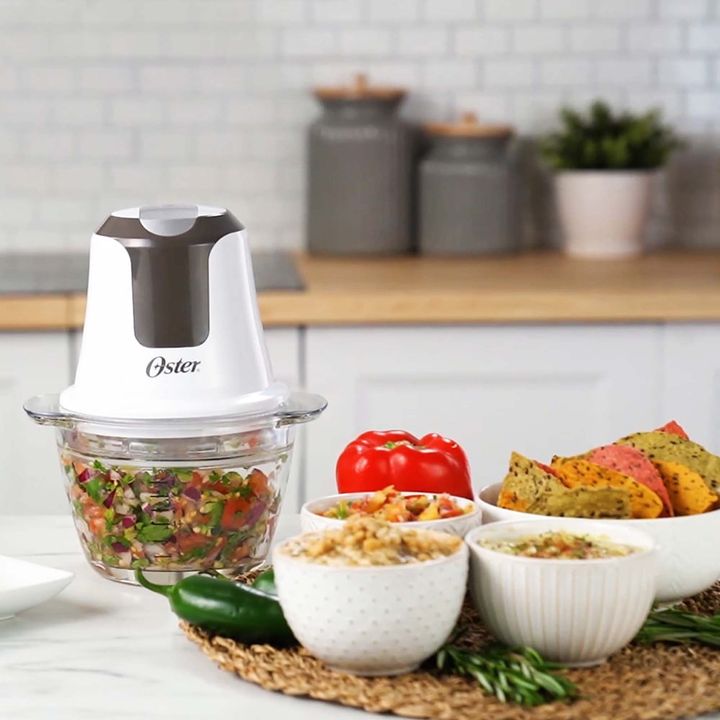 Mini picadora Oster 3 tazas con tazón de vidrio FPSTFP3340 - Vista 3