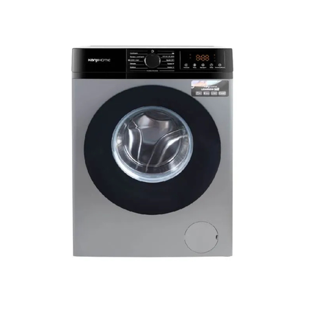 Lavarropas Kanji 8Kg 1200RPM Inverter Carga Frontal KJH-WMCFSL8S Gris 