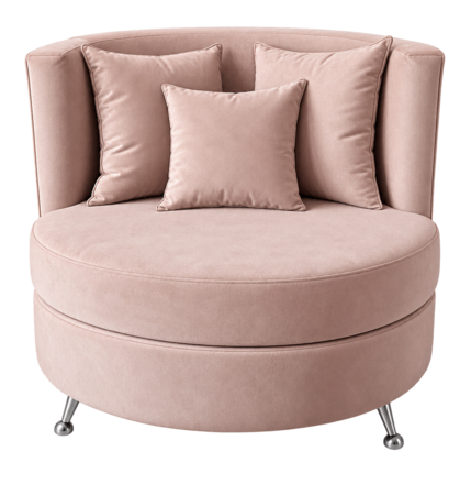 SILLON INDIVIDUAL NIZA ROSA CLARO