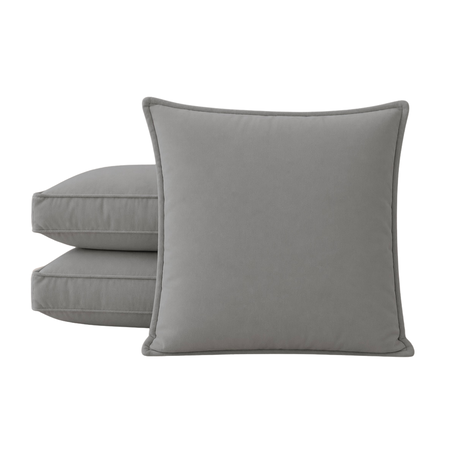 Pack x3 Almohadones Pana Sillon 60x60 Perla