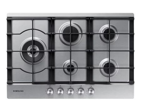 Anafe Samsung NA75J3030AS Gas 5 Hornallas Gris