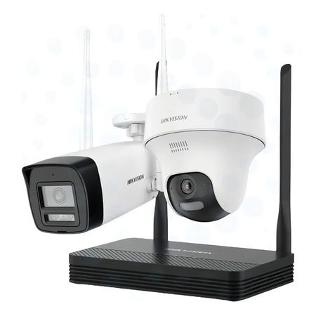 Kit Hikvision Easy Link NKS424W02H WiFi 2 Cámaras 4MP y NVR