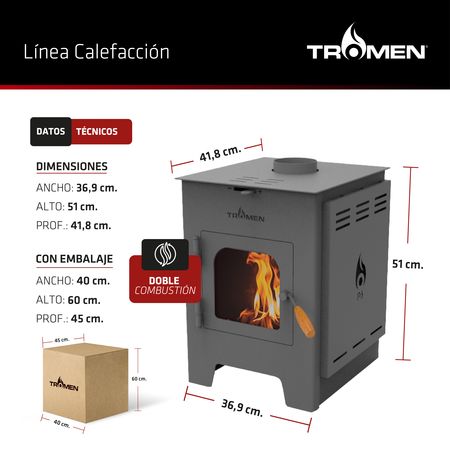 Salamandra Tromen Pehuen 6000 con Kit de instalacion