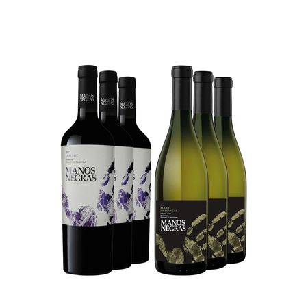Vinos Combinados Manos Negras Seleccion x 6