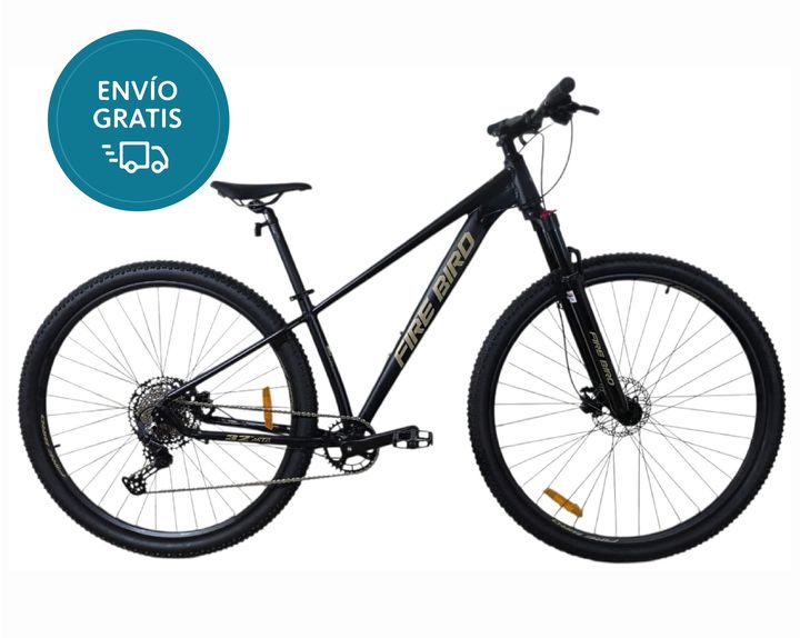 Bicicleta Fire Bird X-Sport _ Negro-Talle: 18"-M _Cuadro de alumino _Frenos Hidraulicos _MonoPlato 1x12 _ Rodado 32” - Vista 1