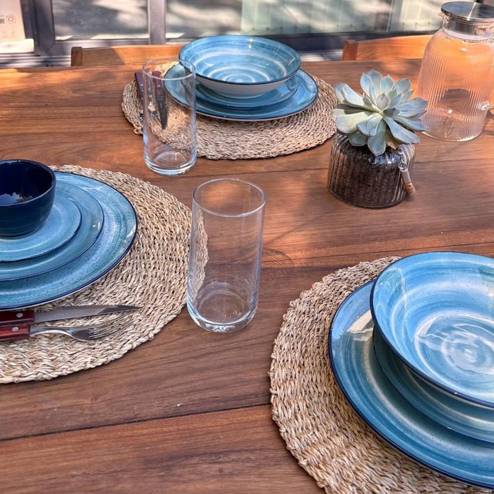 Set x 6 Platos Playos 26 Cm Oceanica - Vista 5