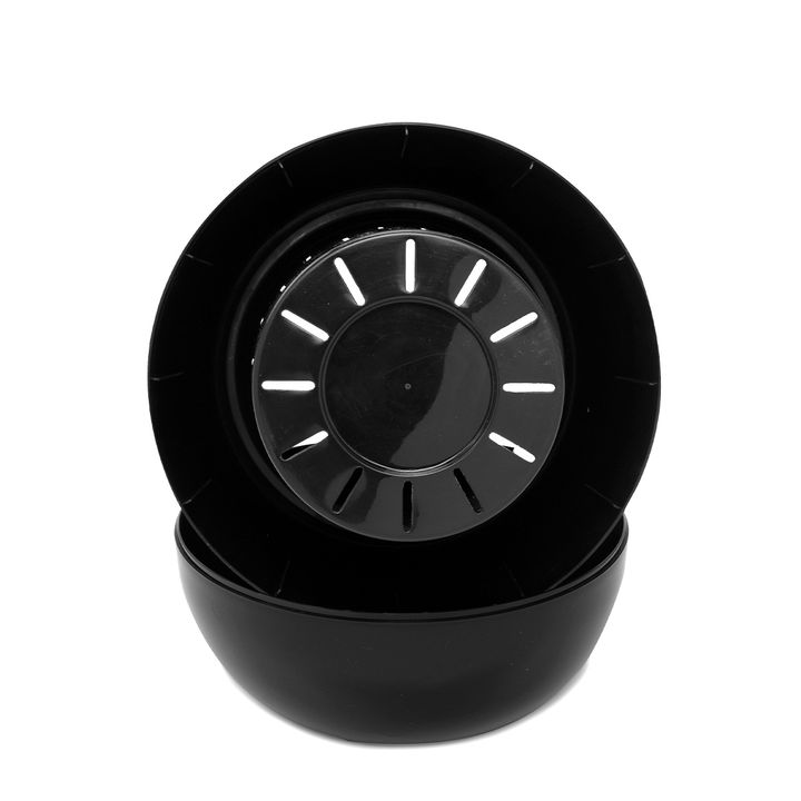 Maceta Autorriego Uovo Mediana Beruplast Negro - Vista 5
