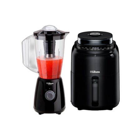 Combo Freidora de Aire Liliana AF945 4.5L 1500W + Licuadora AL110 1.5L 500W