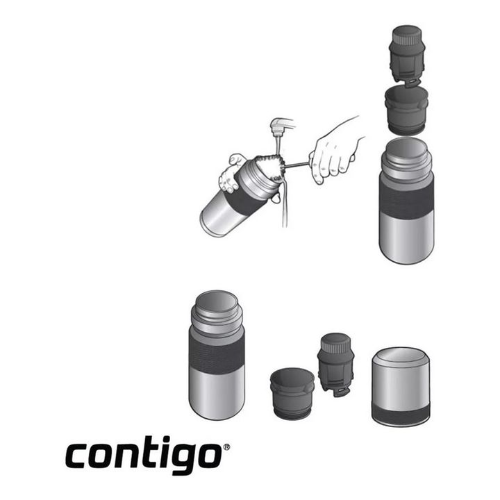 Termo Contigo Inoxidable 1100ml De Acero Inoxidable Tio Musa Acero Inox - Vista 5