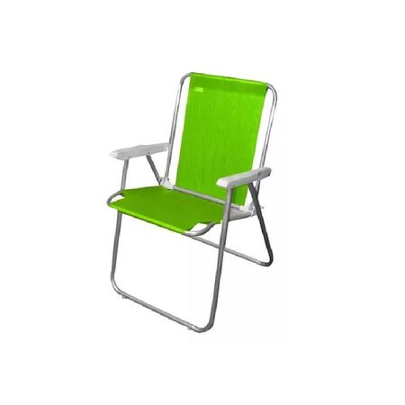 SILLON PLEGABLE DESCANSAR - VERDE, 1 POSICION, ACERO 3/4 PINTADO (40010)