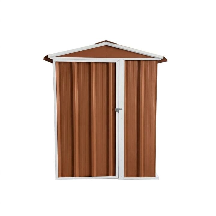 Armario Depósito Galpón de jardín 150x1x2 Calibre 28 Pardo DON ACERO - Vista 1