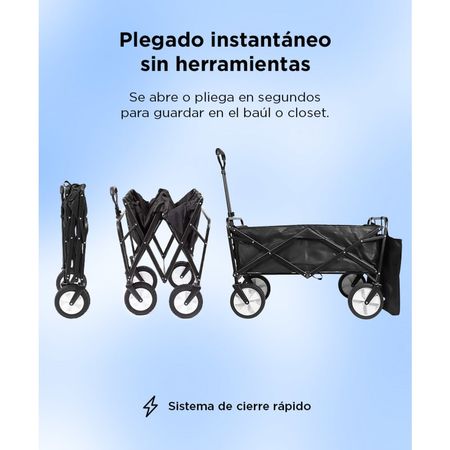 Carrito Plegable Multiuso Gadnic CTB7 Camping Playa