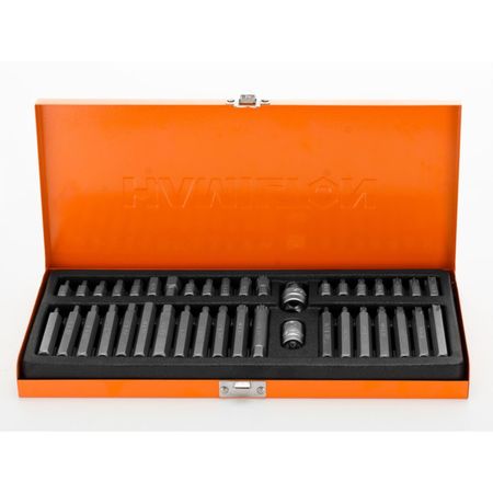 Juego de puntas Hamilton Torx 1/2  40 piezas
