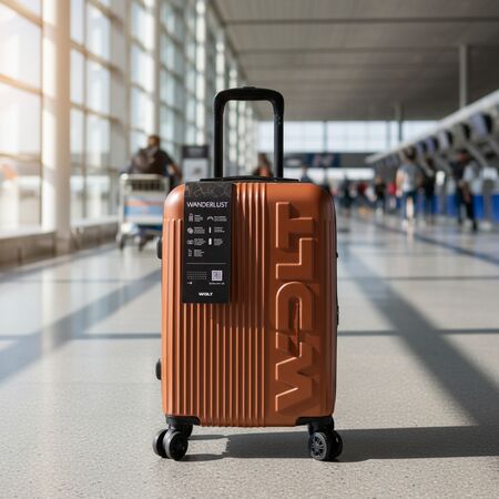 Valija Carry On Wanderlust Neo Hard Abs 20 Pulg Cerradura Marrón 41101