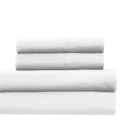 Juego de sabanas Cannon Fieldcrest King 144 Hilos blanco 