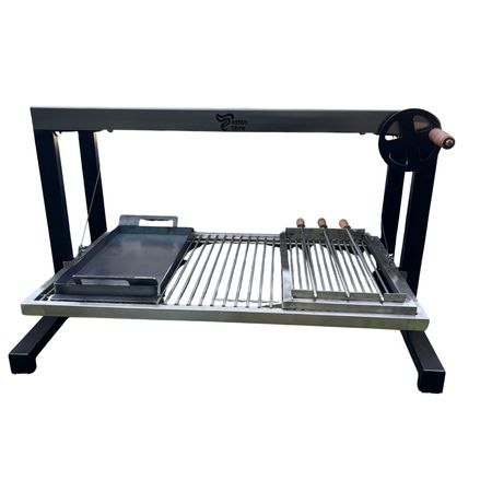 Parrilla Interior Estilo Libre Acero Inoxidable 100 Cm