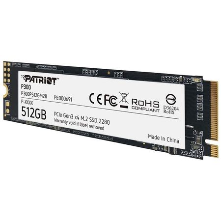 Disco SSD Patriot P300 512GB M.2 PCIe Gen3 PE000691