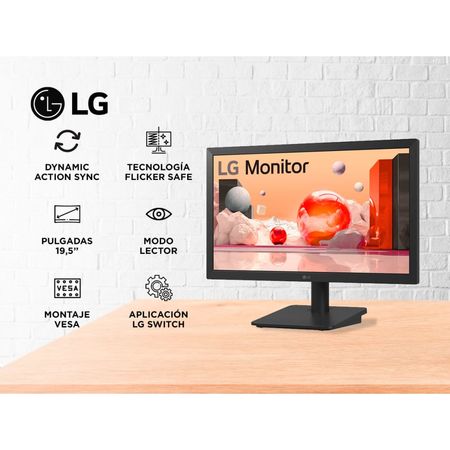 Monitor LG 20U401A-B Pantalla TN HD De 19.5 Pulgadas LED