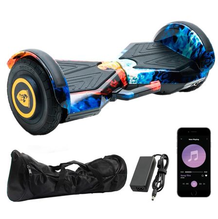 Patineta Eléctrica Gadnic Hoverboard Blth 8 Pulgadas Naranja
