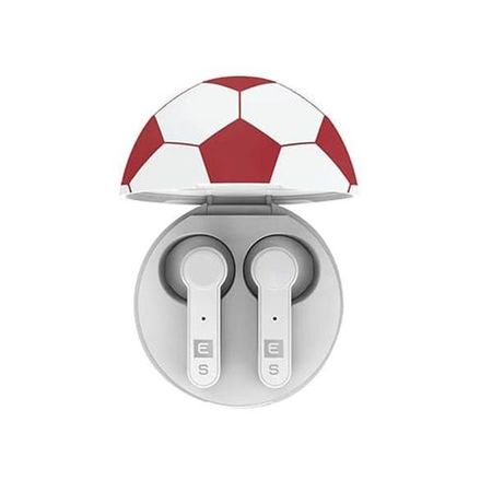 Auricular Eurosound ES-FB1804-WR Futbol Bluetooth In Ear Rojo y Blanco