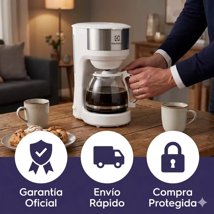 Cafetera Electrolux Ecm21 Filtro Lavable 1.2l Jarra Vidrio - Vista 8