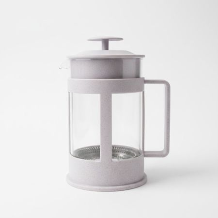 CAFETERA CON ÉMBOLO BLANCA PLÁSTICO 800 ML (ETXE- BV001W)
