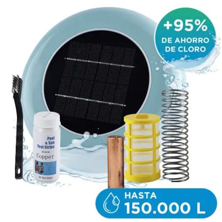 Boya Anti Sarro Ionizador Solar Piletas Gadnic Pro 150m3