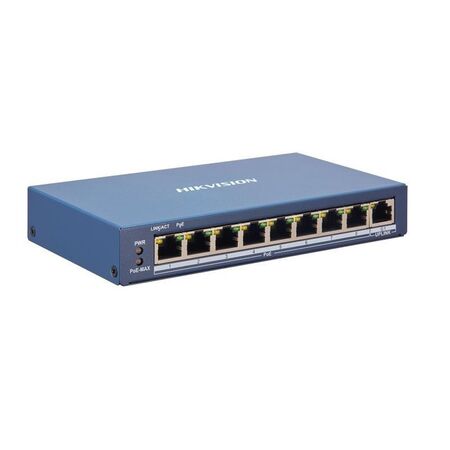 Switch Hikvision 8p PoE Fast Ethernet 120W