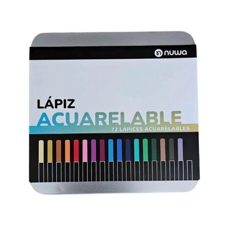 SET LATA X 72 LAPICES ACUARELABLES