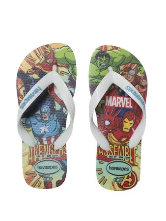 Ojotas Havaianas Top Marvel Kids Niños Moda Multicolor