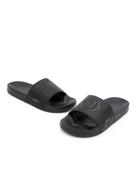 Ojotas Bagunza Inmortal Suplente Kids Niños Moda Negro - Vista 3