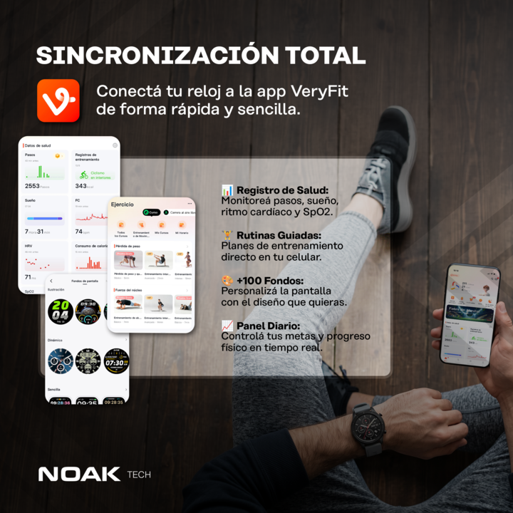 Smartwatch Noak S1 Ultra DUAL GPS 1.43" Amoled 5ATM - Vista 5