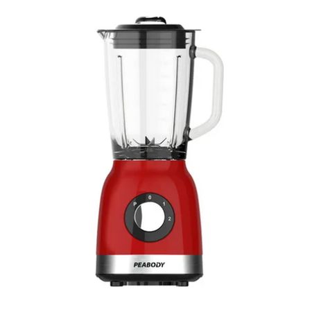 Licuadora Peabody 800 Watts Con Jarra De Vidrio Pe-ln810r Roja