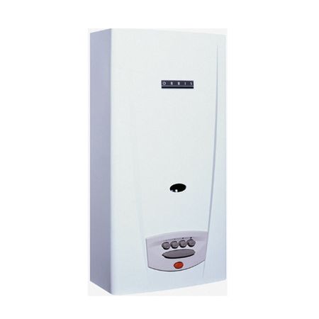 CALEFON ORBIS 315 BLO BLANCO GAS NATURAL 14 LTS A BOTONERA - 3158