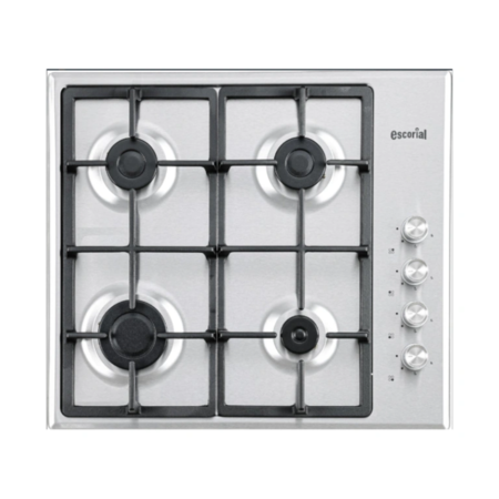 ANAFE EMPOTRABLE A GAS ESCORIAL INOX AE07 60CM
